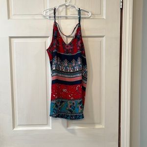 Maurice’s Red and Blue Adjustable Strap Tank